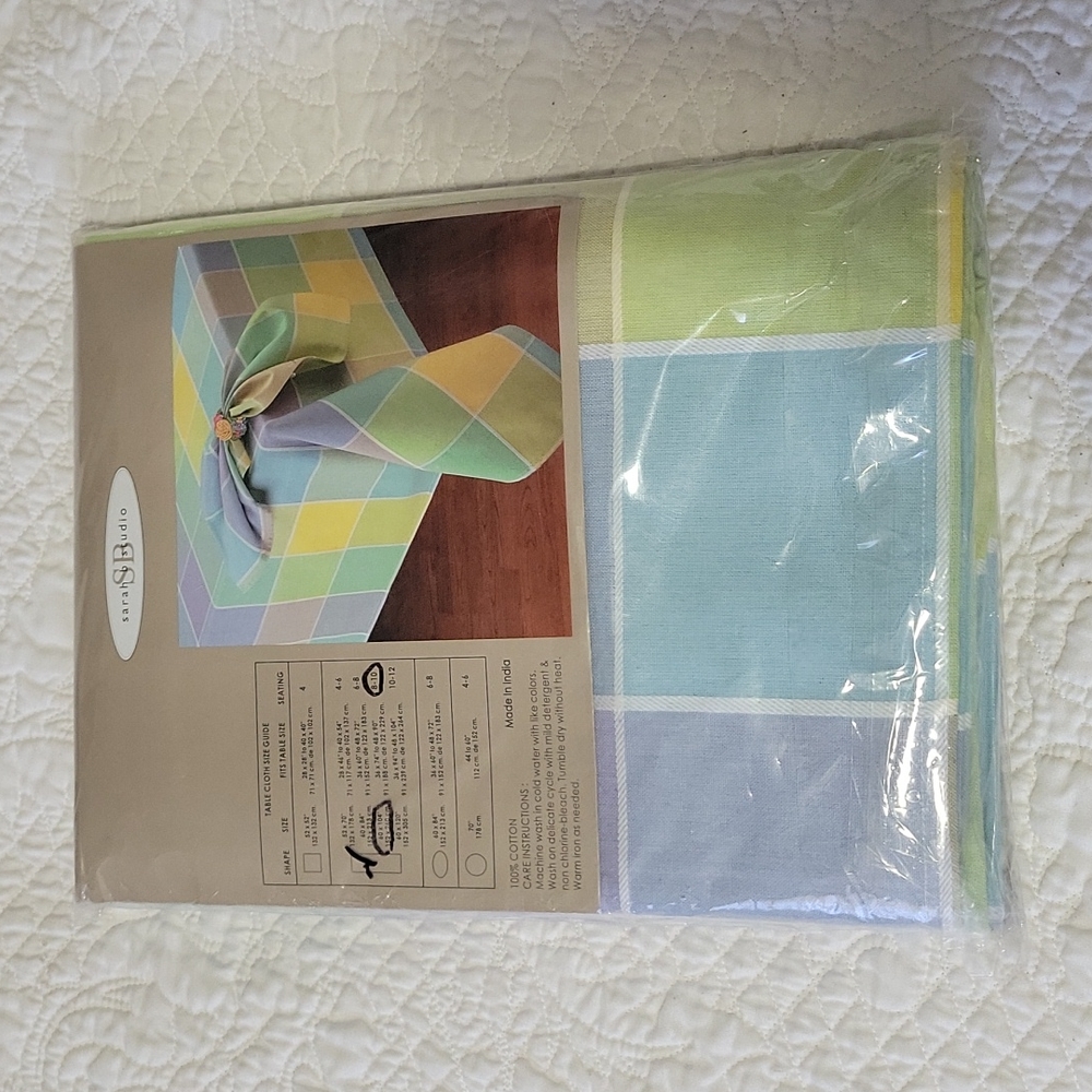 Sarah B. Studio Cotton Tablecloth